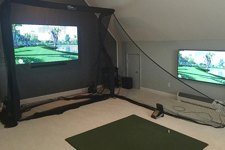 Golf net sample setup