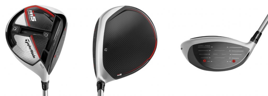 TaylorMade M5 Tour Driver - 3 Perspectives
