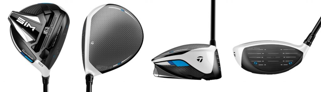 TaylorMade SIM Driver - 4 Perspectives