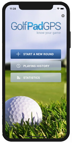 Golf Pad Golf GPS App - iPhone Sample