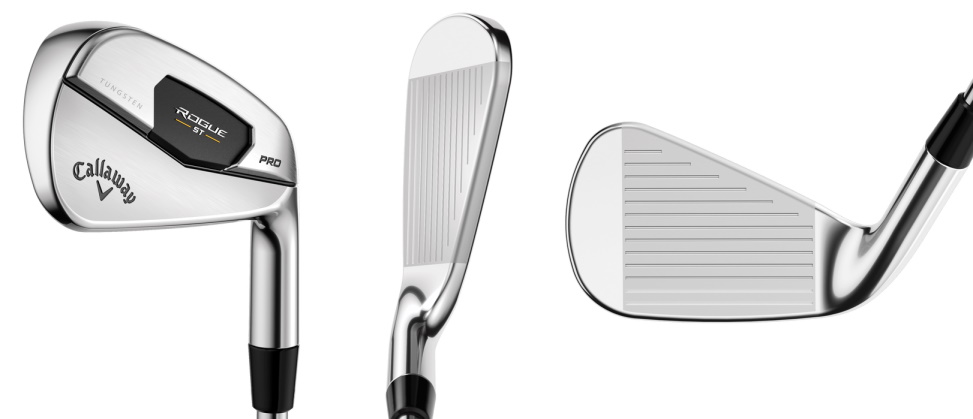 Callaway Rogue ST Pro Irons - 3 Perspectives