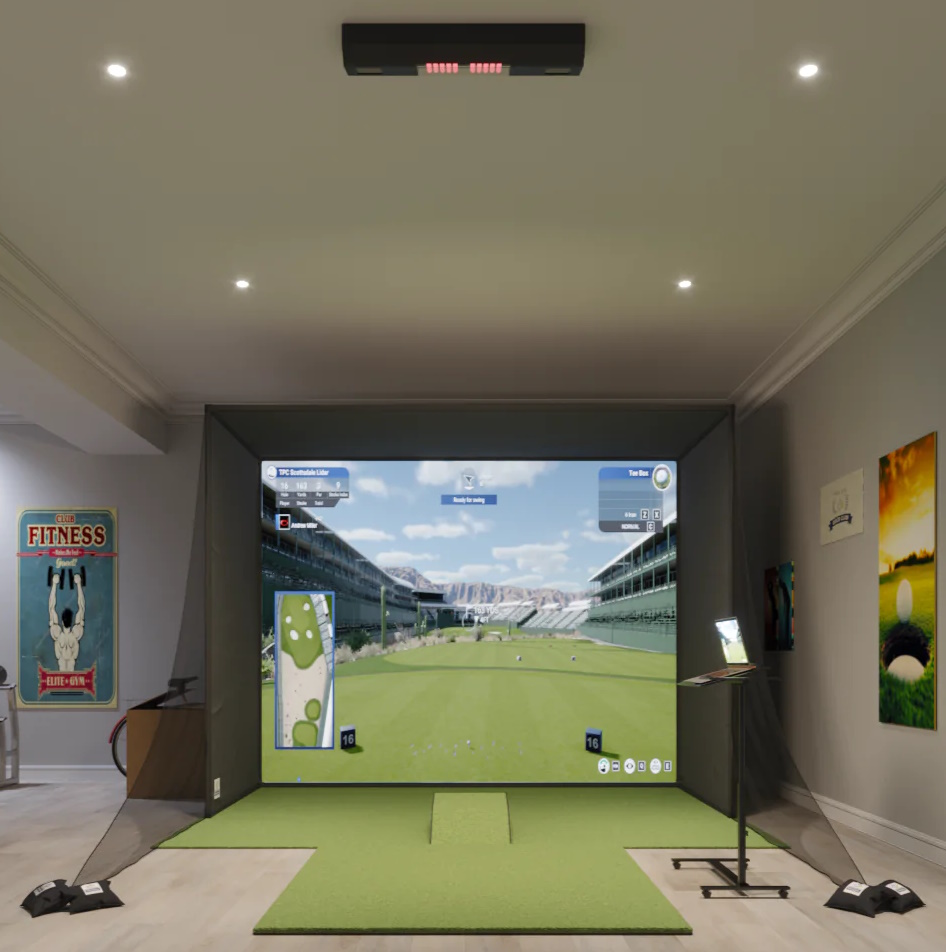 Uneekor QED SwingBay Golf Simulator Package - Updated