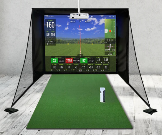 SkyTrak Plus PerfectBay Golf Simulator Package