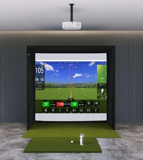 SkyTrak Plus SIG8 Golf Simulator Package