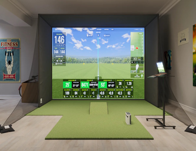 SkyTrak Plus (ST+) SwingBay Golf Simulator Package