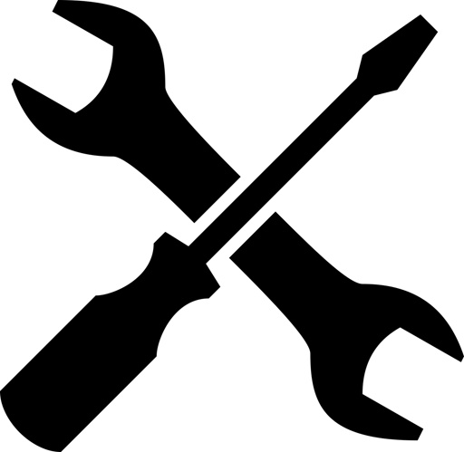 Wrench and screwdriver graphic
