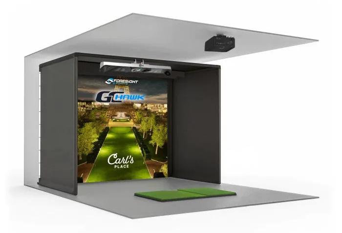 Carl's Place GCHawk Golf Simulator Package