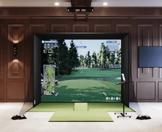 Uneekor EYE XO SwingBay Golf Simulator Package
