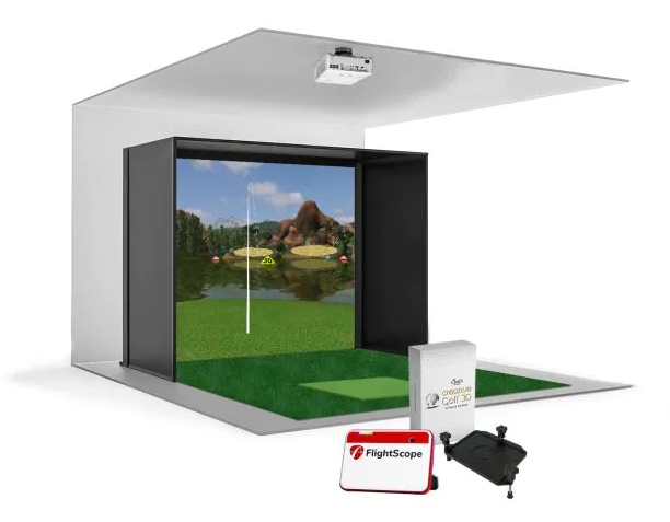 FlightScope Mevo Plus TeeParty Golf Simulator