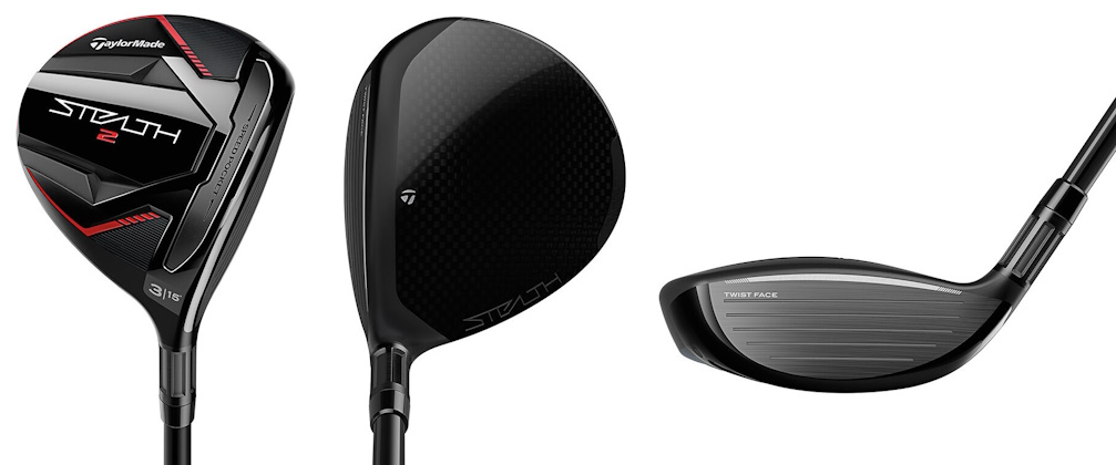 TaylorMade Stealth 2 Fairway Wood - 3 Perspectives
