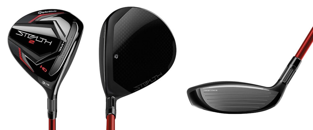 TaylorMade Stealth 2 HD Fairway Wood - 3 Perspectives