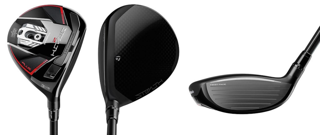 TaylorMade Stealth 2 Plus Fairway Wood - 3 Perspectives
